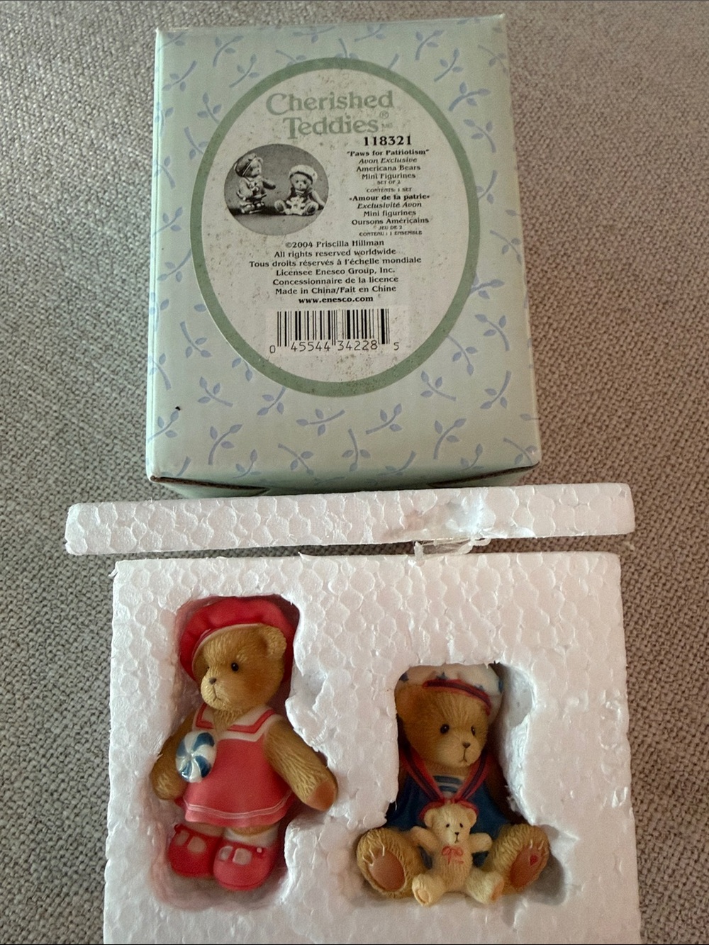 Cherished Teddies “Paws For Patriotism” #118321